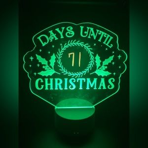 LED sign Writable countdown to Christmas 🎄